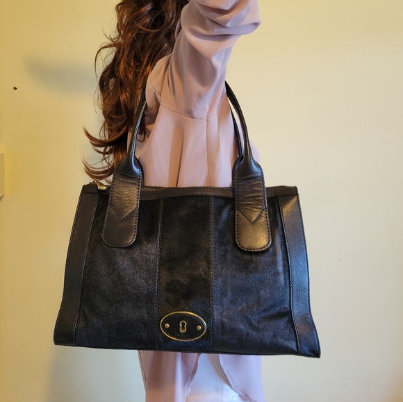 Fossil L Cowhide/PIEL Leather Shoulder Bag - Picture 2 of 12